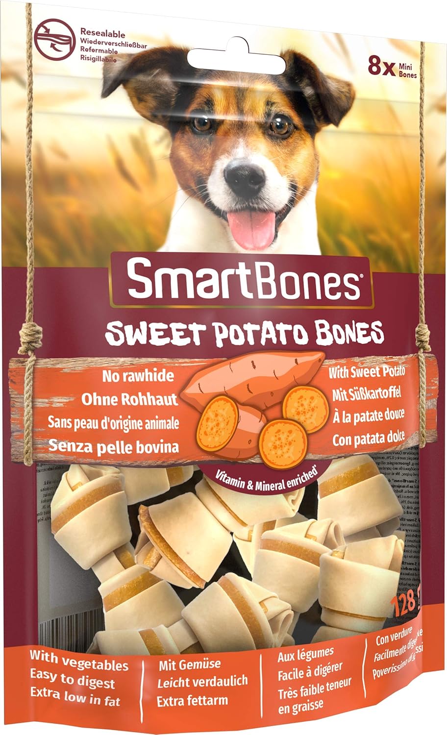 SmartBones Sweet Potato Mini 8 Pk